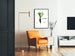 Poster decorativo Raphabil - Ravanello Nero e Fogliame Verde