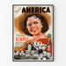 Poster vintage Miss America con Shirley Temple