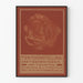 Poster vintage dell'esposizione di disegni con scimmia rannicchiata