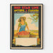 Poster vintage Red Star Line Anversa - Canada via Southampton e Cherbourg