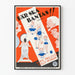 Poster vintage svedese per il fitness e la perdita di peso