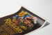 Poster vintage militare Regulars con soldato e bandiera americana
