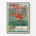 Poster vintage cucina francese gratin di code di gambero