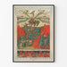Poster decorativo Retribuzione simbolica in colori vivaci