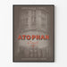 Poster pubblicitario vintage Atophan Rachitismo