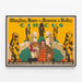 Poster Circo Ringling Bros & Barnum & Bailey - Alfred Court addestratore capo — quadro incorniciato alla parete