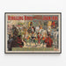 Poster vintage Ringling Bros Spettacolo Giovanna d'Arco — quadro incorniciato alla parete