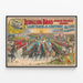 Poster vintage Ringling Bros World's Greatest Shows — quadro incorniciato alla parete
