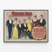 Poster vintage Ringling Bros World's Greatest Shows - La famiglia Da Coma acrobati — quadro incorniciato alla parete