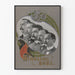 Poster vintage Ringling Bros. ritratti dei fratelli Ringling