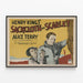 Poster vintage Henry King's Sackcloth and Scarlet con Alice Terry — quadro incorniciato alla parete