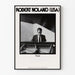 Poster di Robert Noland, pianista americano in bianco e nero