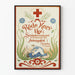 Poster vintage Croce Rossa - Settimana Studentesca 1901