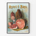 Poster vintage Rohe & Bro. Salumeria di alta qualità