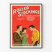 Poster vintage film Stockings arrotolati - Decorazione murale cinema retrò