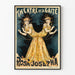 Poster vintage Teatro della Gaîté Rosa-Josepha Art Nouveau