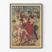 Poster vintage Rosita Jackson dei concert di Parigi