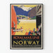 Poster vintage Royal Mail Line Crociere in Norvegia