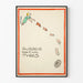Poster illustrato vintage di gomma e pneumatici