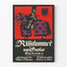 Poster vintage della mostra Rüstkammer di Goslar