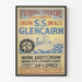Poster vintage del teatro Glencairn di Eugène S.S. O'Neill