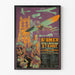Poster vintage delle feste dell'aviazione a Saint-Omer
