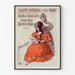 Poster vintage Salon Nazionale della Moda Palais des Beaux-Arts