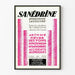 Poster vintage Sanédrine trattamento adrenergico