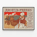 Poster vintage Amieux-Frères sardine e conserve — quadro incorniciato alla parete