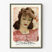 Poster vintage Saridon - Illustrazione donna dal incarnato delicato