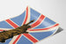 Poster Decorativo Save Liberty È il Tuo Trofeo con Statua della Libertà e Bandiera Britannica