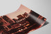 Poster vintage Ghirardelli Square a San Francisco al tramonto — vista dell’opera