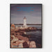 Poster Faro di Point a New Castle - Decorazione Murale Nautica