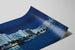 Poster Skyline Notturna di Miami Beach — vista dell’opera
