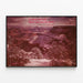 Poster Grand Canyon in inverno con citazione di Robert Frost — quadro incorniciato alla parete