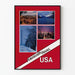 Poster decorativo scena americana USA