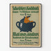 Poster vintage di libro di cucina Scheiblers Kochbuch