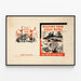 Poster vintage educativo - Raccolta di rottami per armi da guerra — quadro incorniciato alla parete