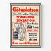 Poster vintage esposizione gigante finlandese Väinö Myllyrinne