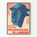 Poster vintage Schweizer Mustermesse Basilea 1930