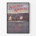 Poster vintage Scientific American Hudson-Fulton Celebration 1909