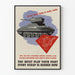 Poster vintage riciclato in metallo per la produzione di carri