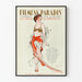 Poster vintage Filmen's Paradis Hollywood Los Angeles