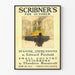 Poster vintage Scribner's ottobre 1907 - danzatrice spagnola e violinista