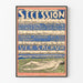 Poster Secessione XIX secolo Esposizione Artisti Austriaci Ver Sacrum