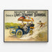 Poster vintage Sicurezza assoluta Antiscivolo Durandal — quadro incorniciato alla parete
