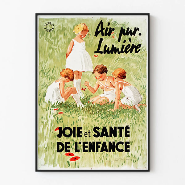 securite-sociale-air-pur-lumiere-joie-et-sante-de-lenfance
