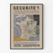 Poster di propaganda politica francese 1937 Votate comunista
