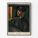 Poster vintage militare 'Vederlo attraverso' donna al volante