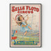 Poster Circo Sells Floto - Mlle Beeson Equilibrista sul Filo